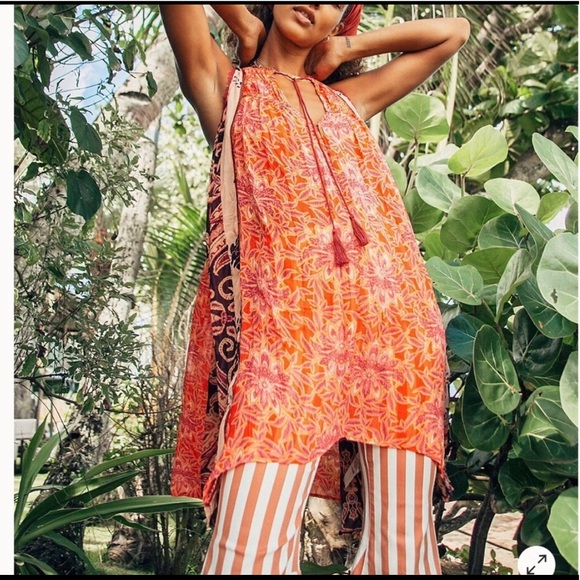 NWOT Free People Feel the Heat Printed Tunic/Dress - Picture 12 of 16